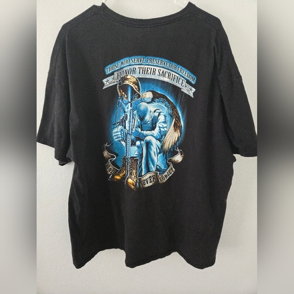 Delta Other - Those Who Serve Preserve Our Freedom Honor Their Sacrifice T Shirt Mens Size 3XL